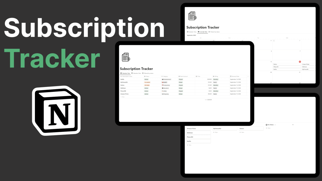 Subscription Tracker