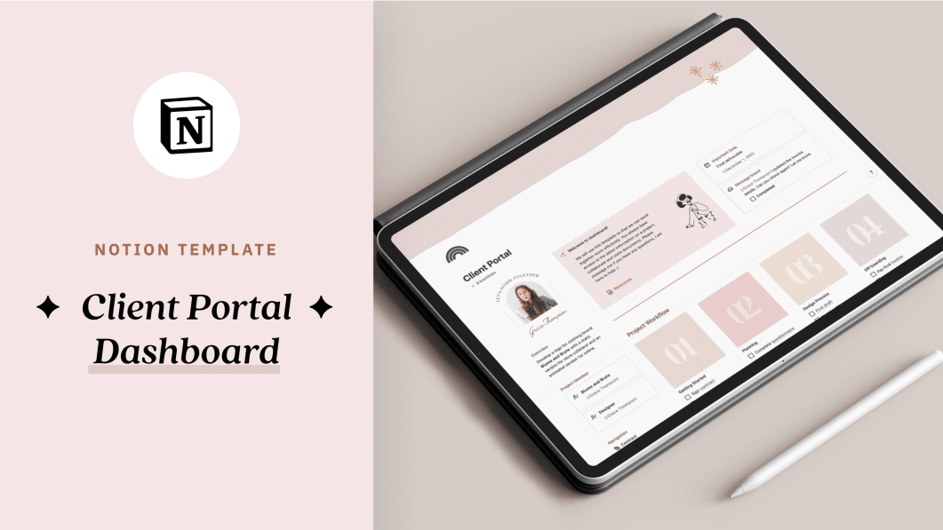 Notion Template Client Portal