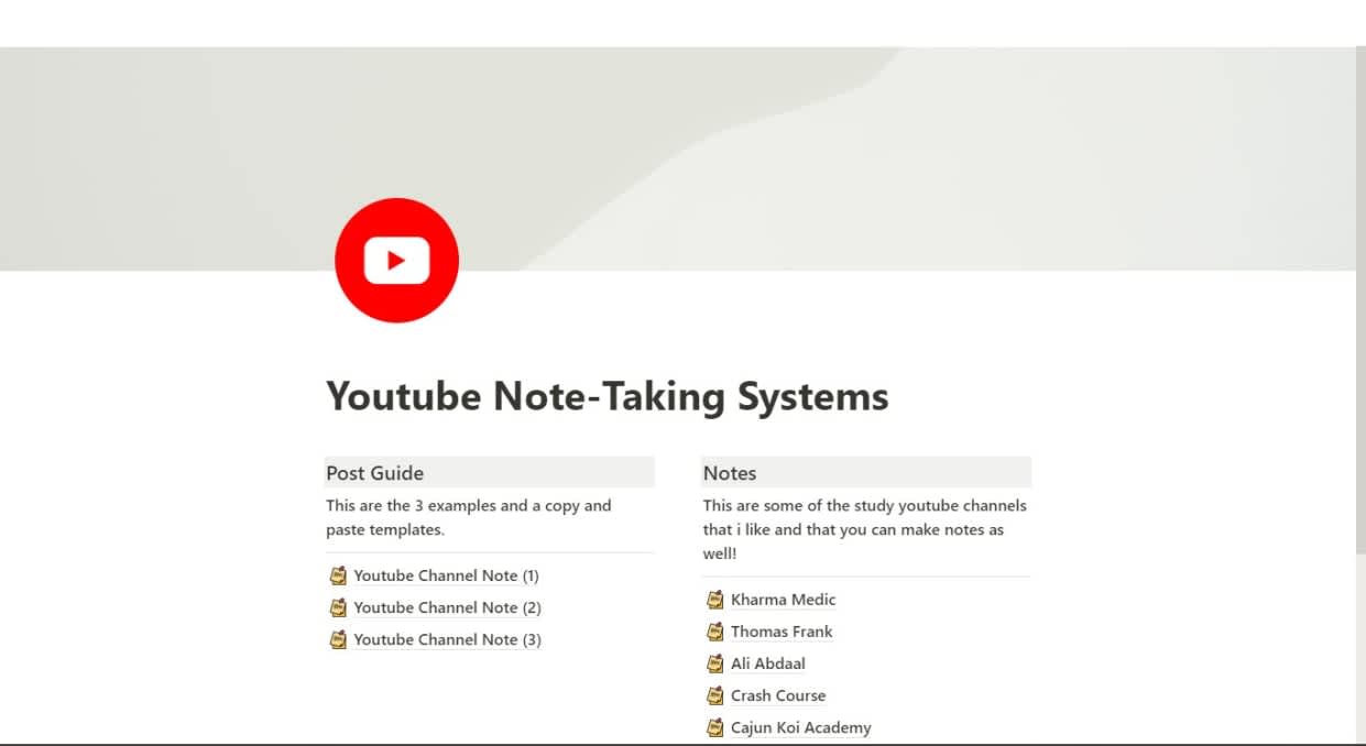 3 Note-Taking System Templates | Prototion