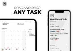 Mies: Minimal task manager | Prototion | Get Notion Template
