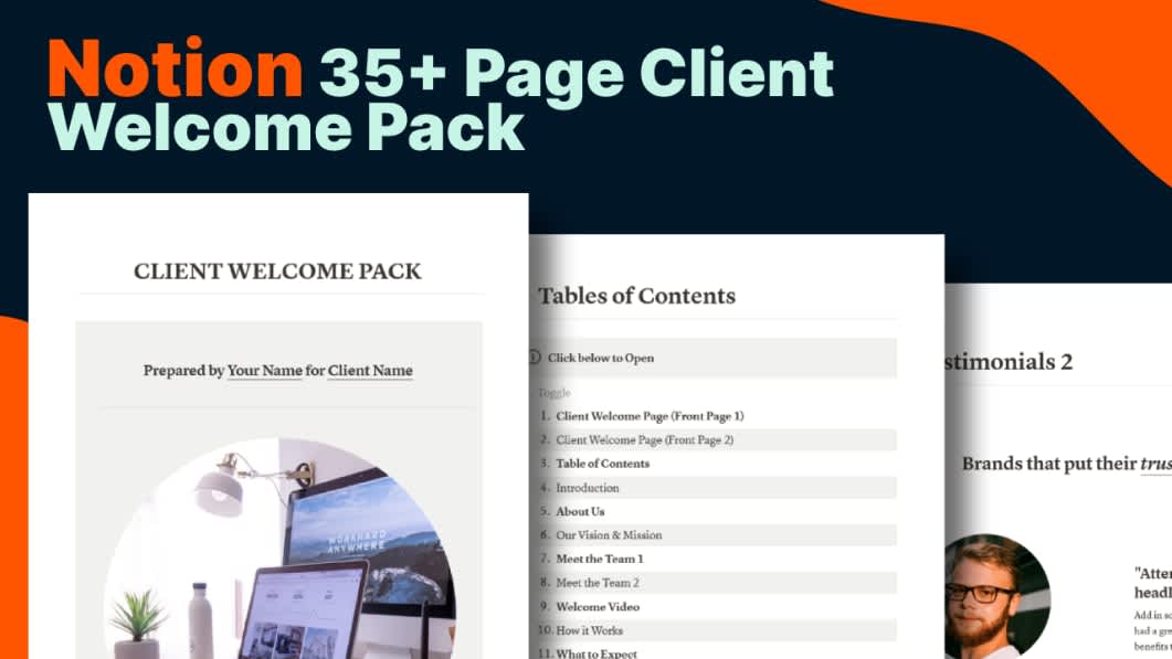 35+ Page Client Welcome Pack