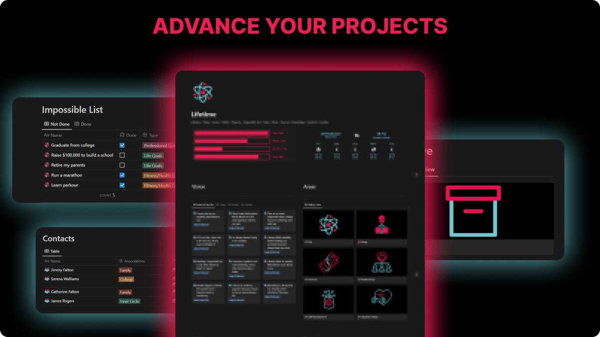 Lifetime | Prototion | Buy Notion Template