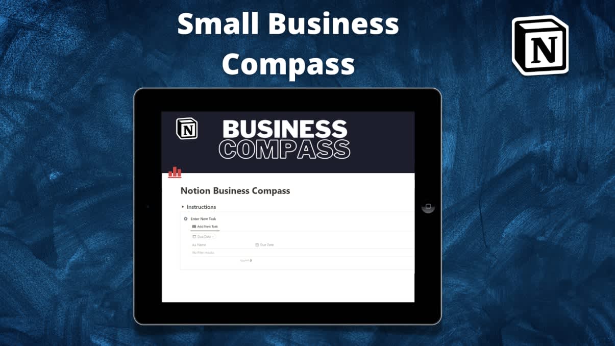 Small Business Compass | Prototion | Buy Notion Template