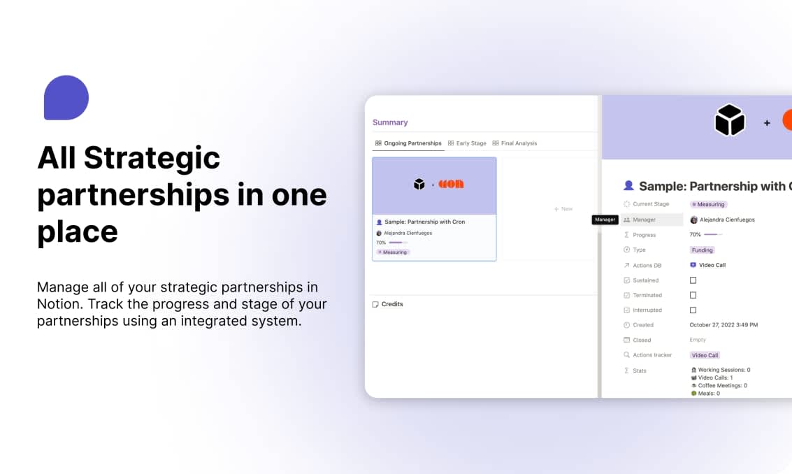 Strategic Partnerships | Prototion | Buy Notion Template