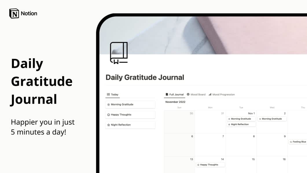 Daily Gratitude Journal