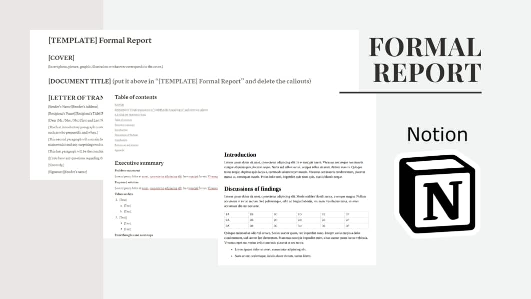 Formal Report