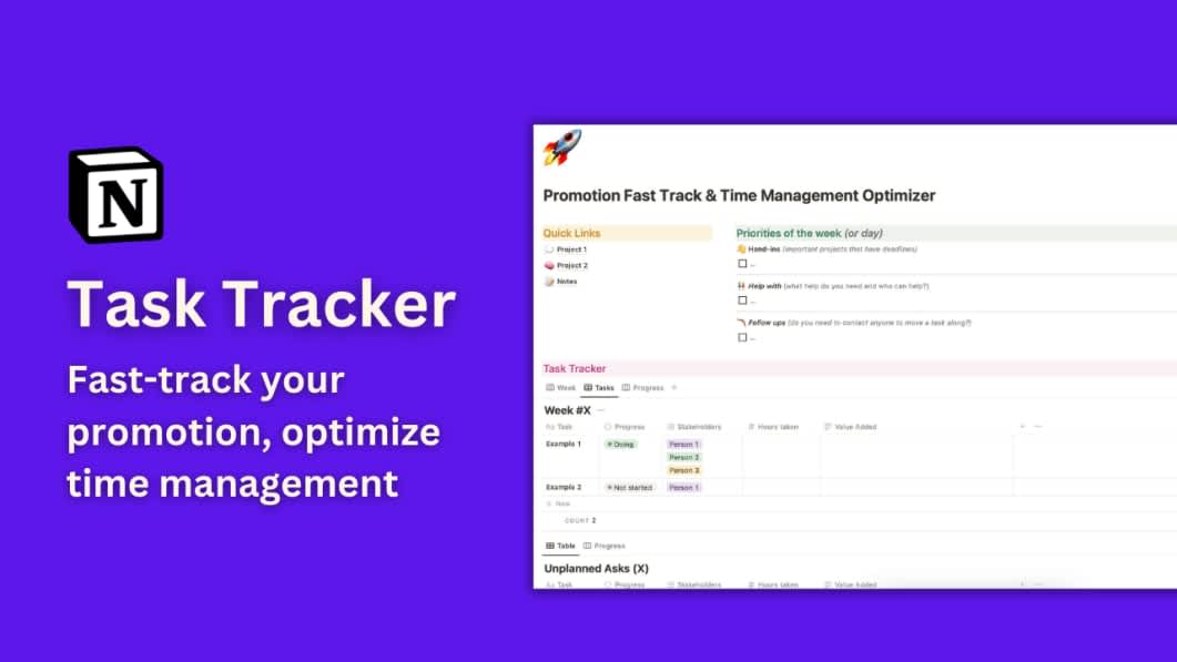 Promotion Fast Track & Time Management 