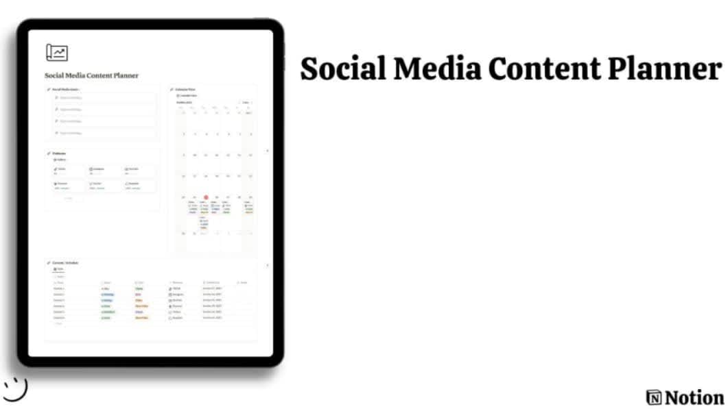 Social Media Content Planner