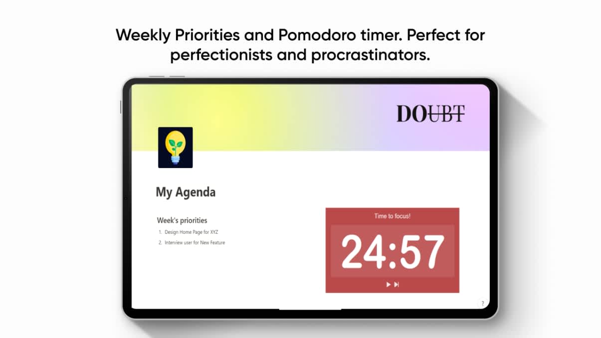 Steal My Daily Agenda | Prototion | Buy Notion Template
