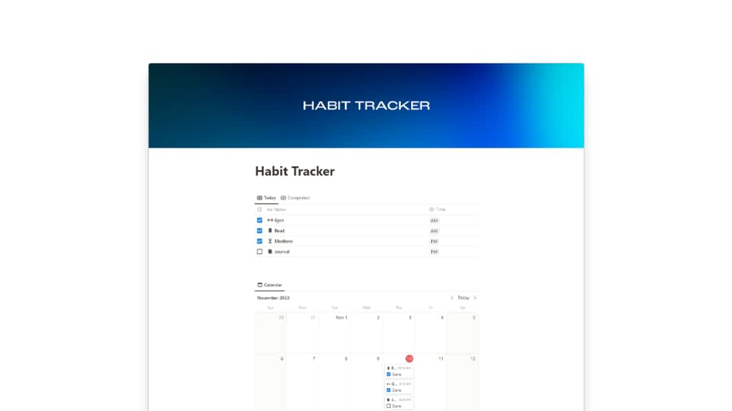 Habit Tracker (Automated)