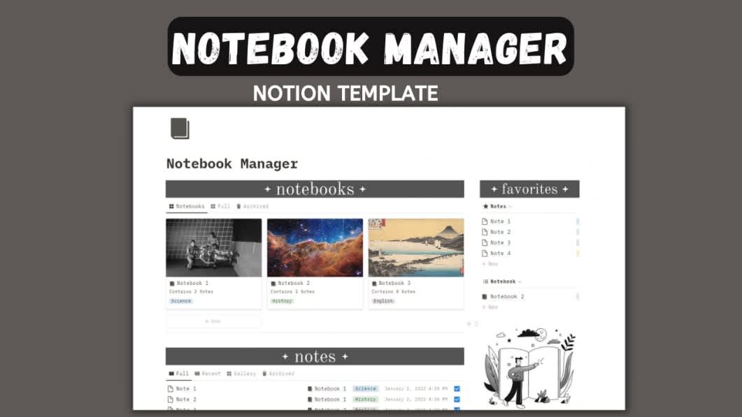 Notion Notebook Manager