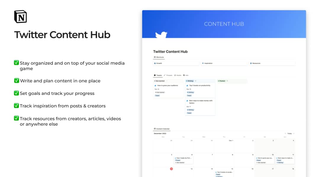 Twitter Content Hub