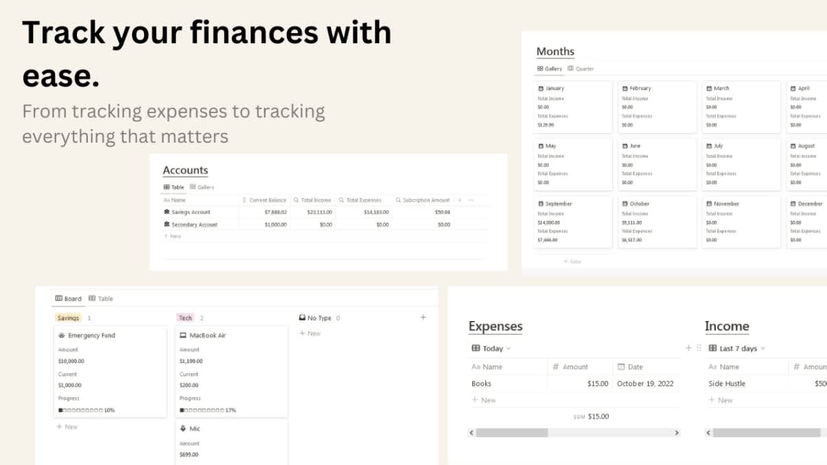 Fintece v2 | Prototion | Buy Notion Template