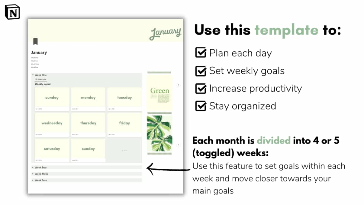 Daily Planner | Prototion | Get Notion Template