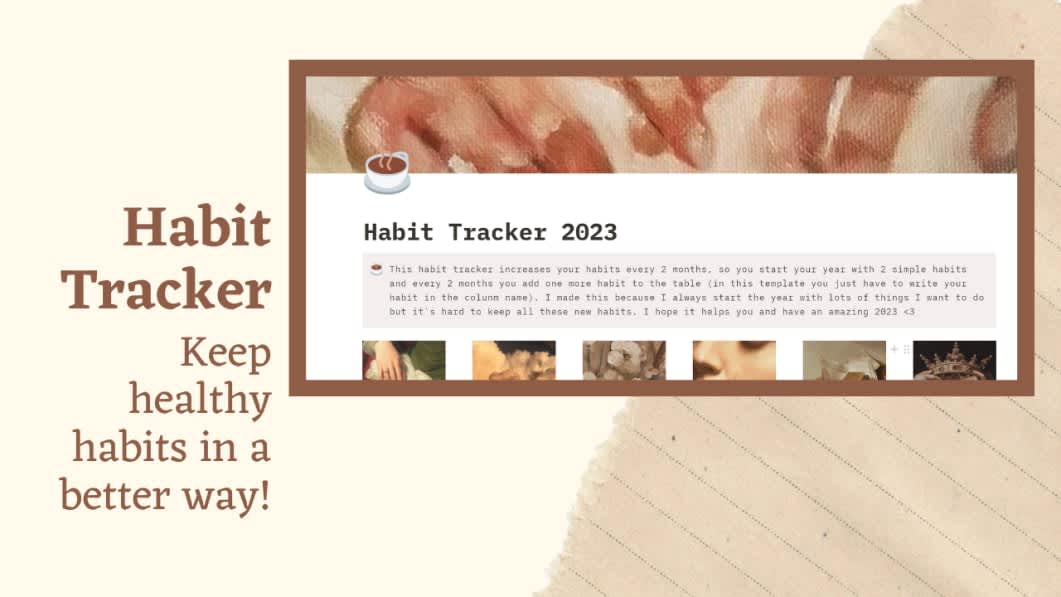 Notion Habit Tracker 2023