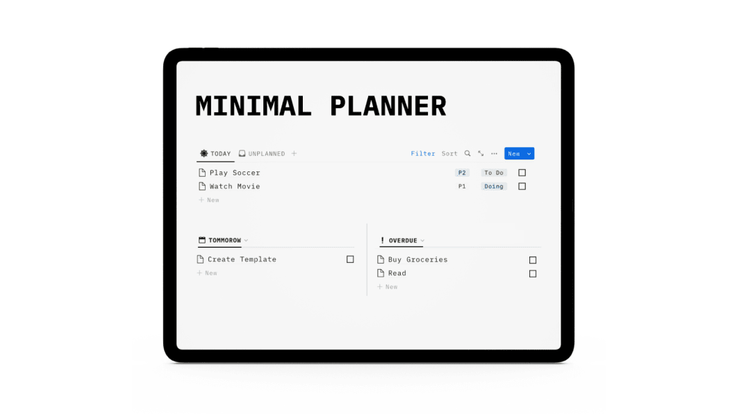 Minimal Planner