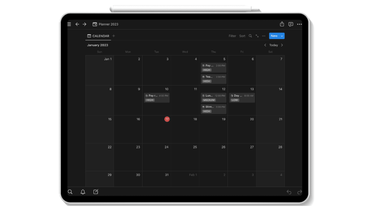 Planner 2023 | Prototion | Buy Notion Template