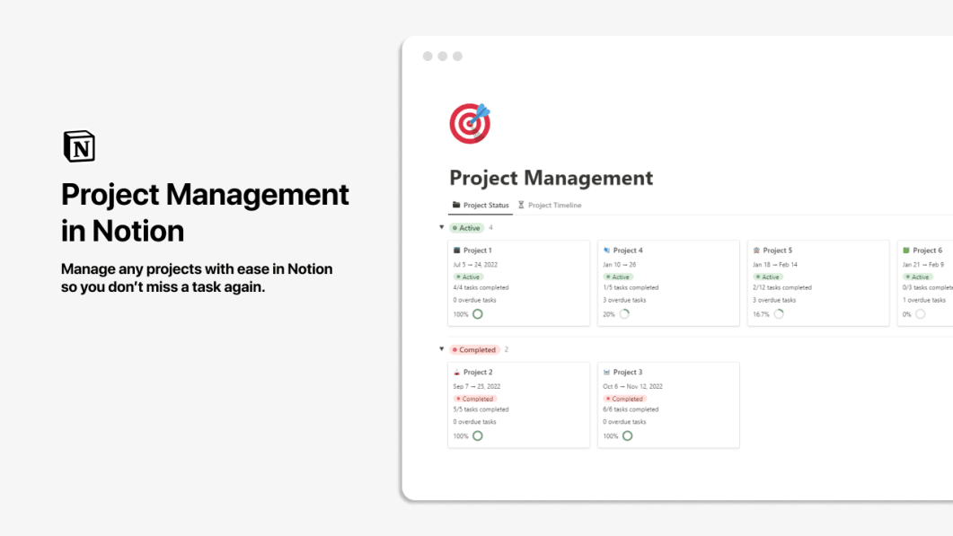 Notion Project Management