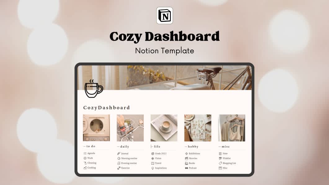 Cozy Dashboard