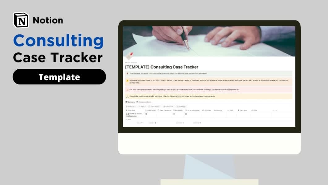 Consulting Case Tracker