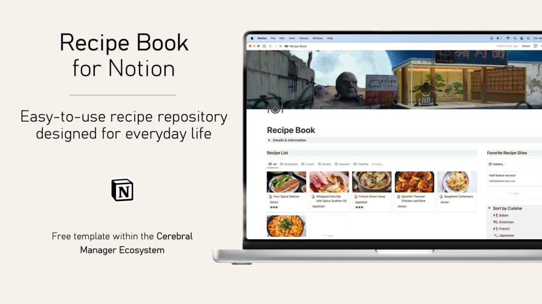 Recipe Book for Notion