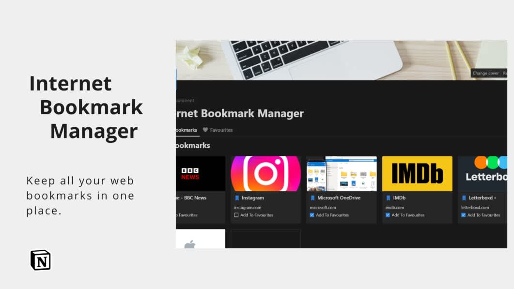 Internet Bookmark Manager