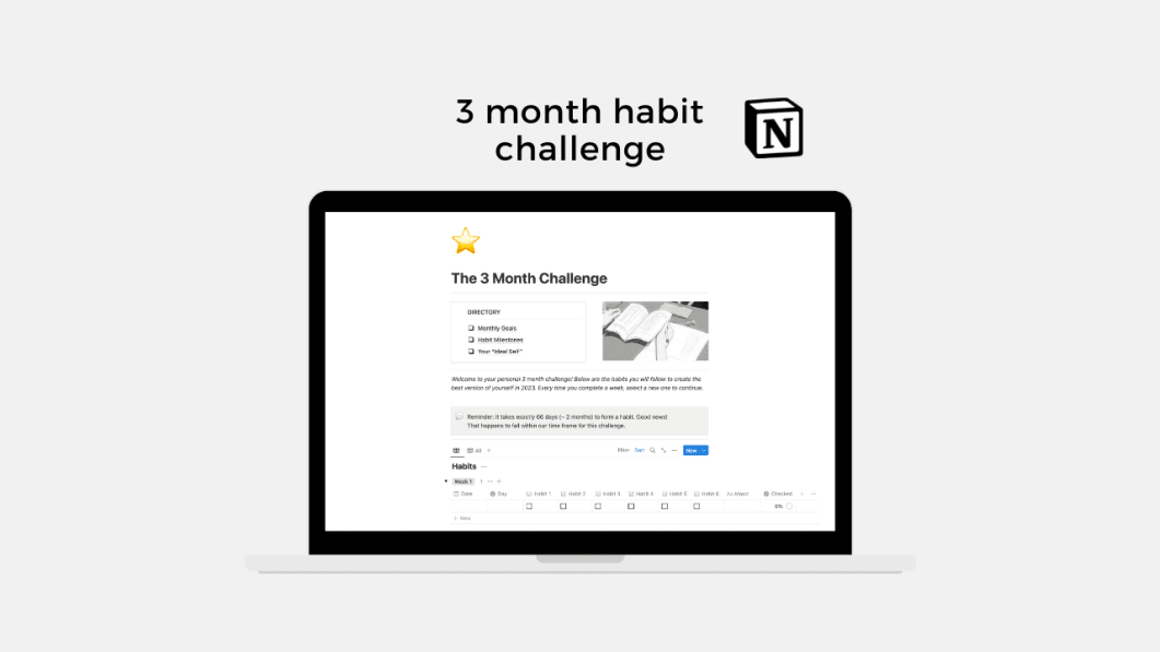 The 3 Month Habit Challenge