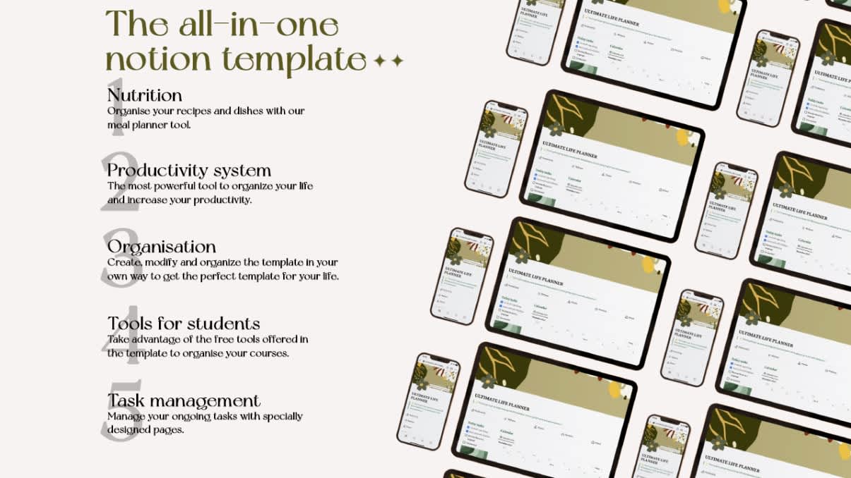 Ultimate Life Planner | Prototion | Get Notion Template