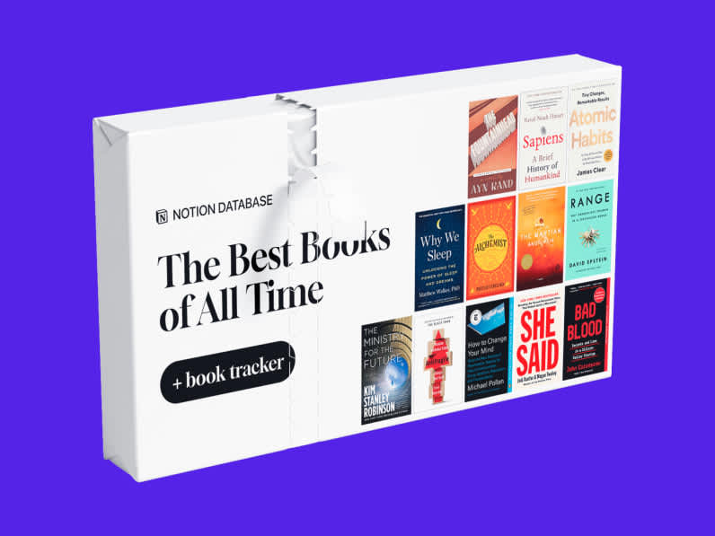 The Best Books Notion database