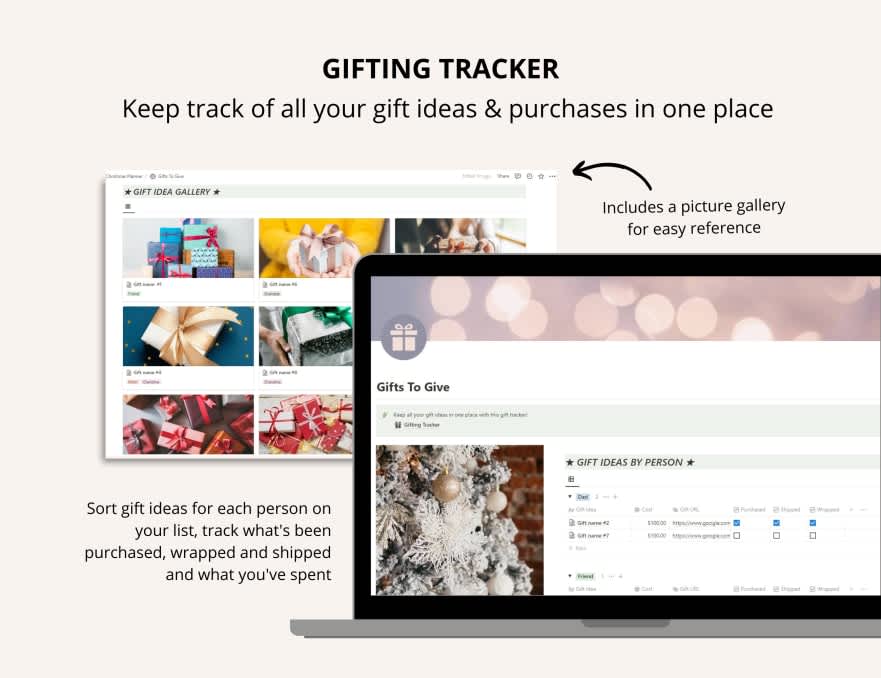 Christmas Planner | Prototion | Buy Notion Template