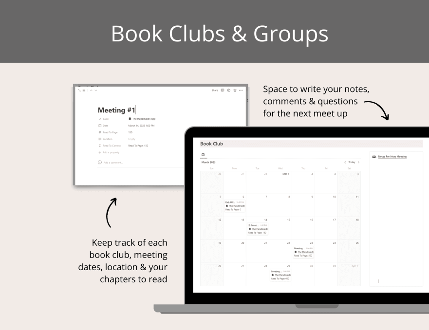 Reading Tracker | Prototion | Buy Notion Template