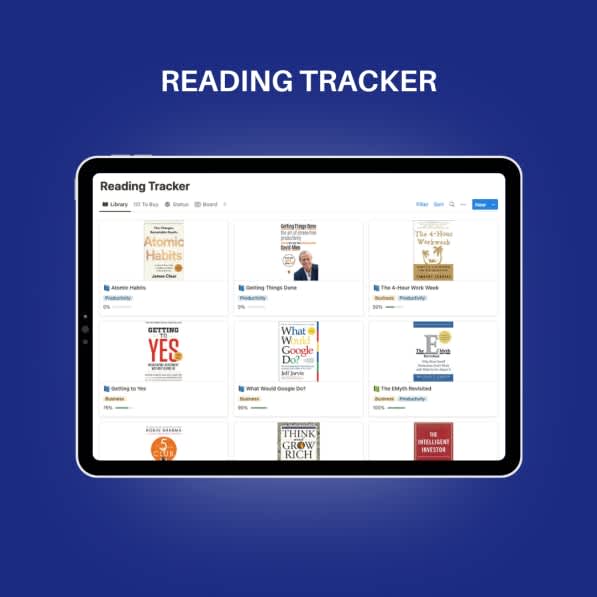 Notion Reading Tracker