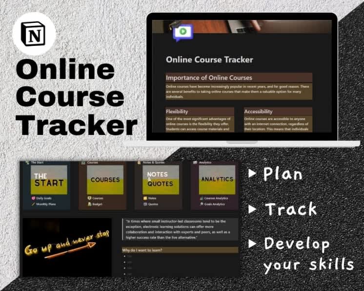 Online Courses Tracker