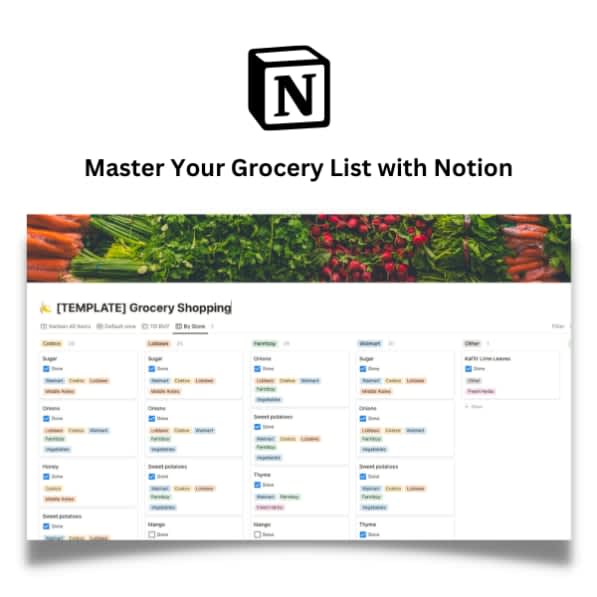The Notion Grocery List