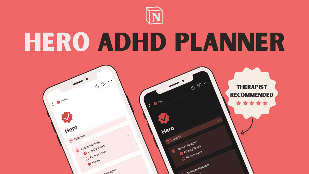 HERO ADHD Planner