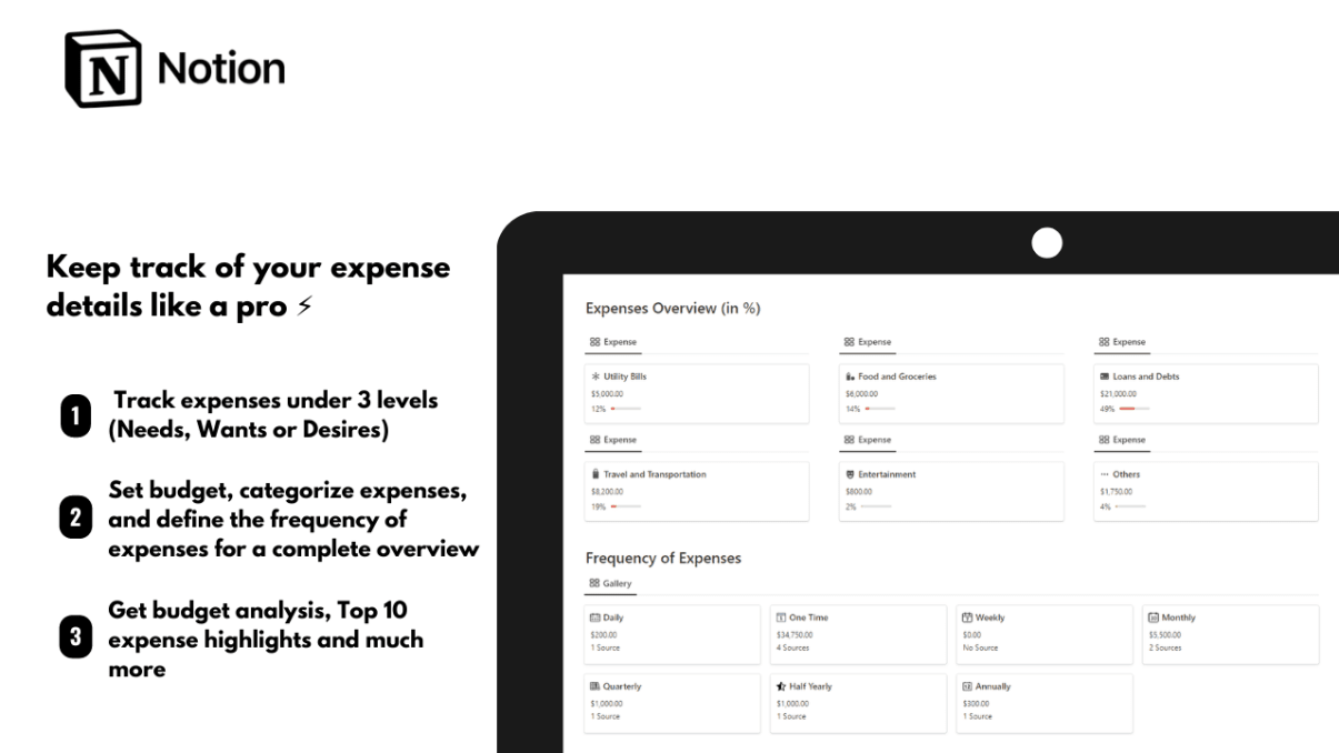 Notion Expense Tracker