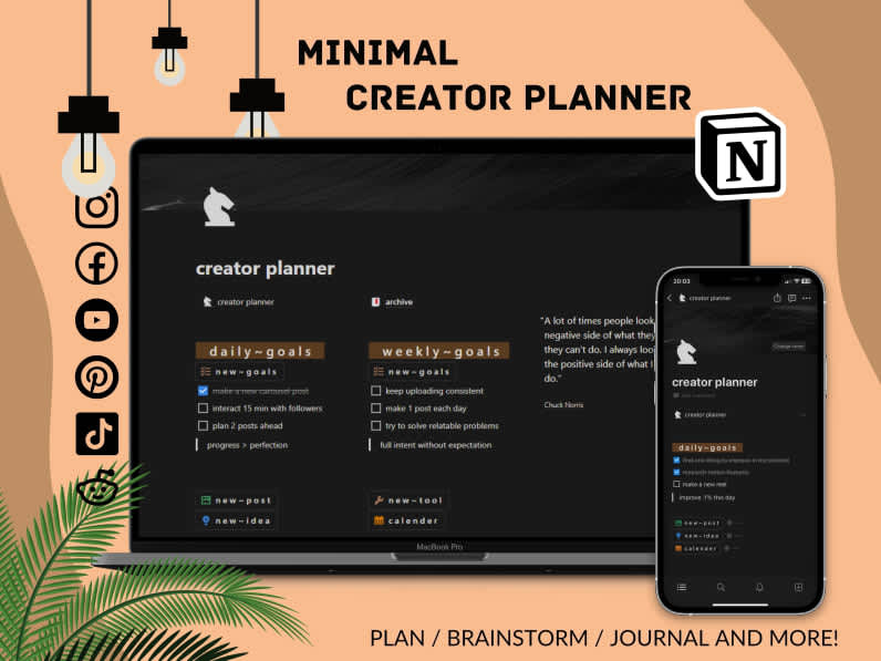 Creator Planner for Notion 