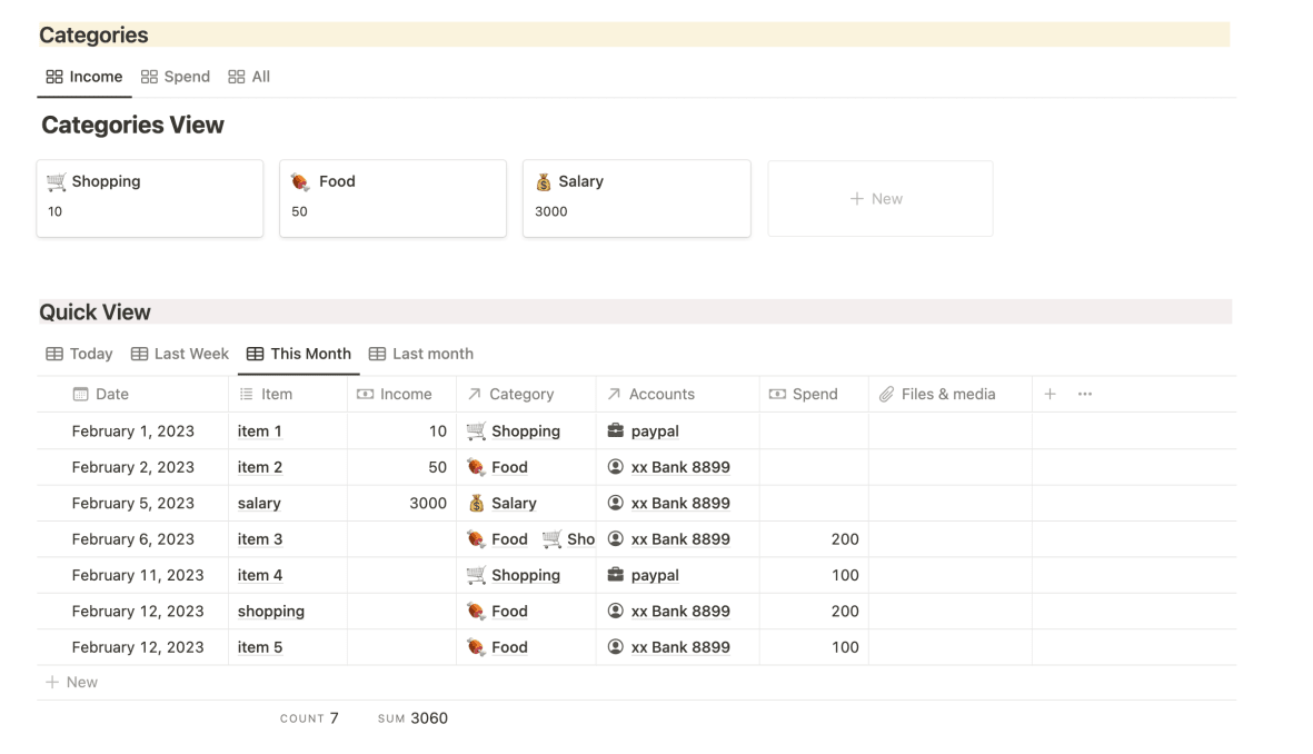 Powerful Finance Tracker| Prototion | Buy Notion Template 