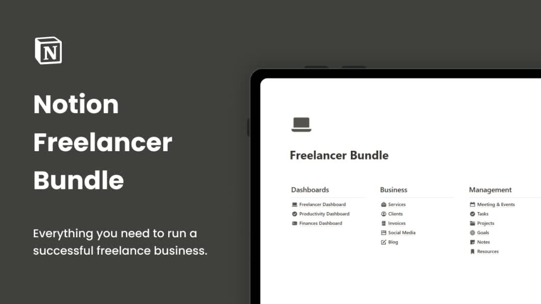 Notion Freelancer Bundle