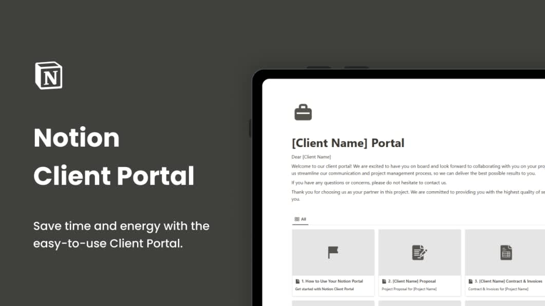 Notion Client Portal