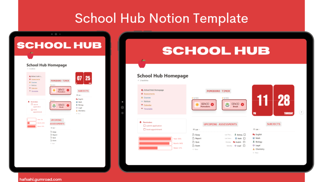 Academic Hub Template