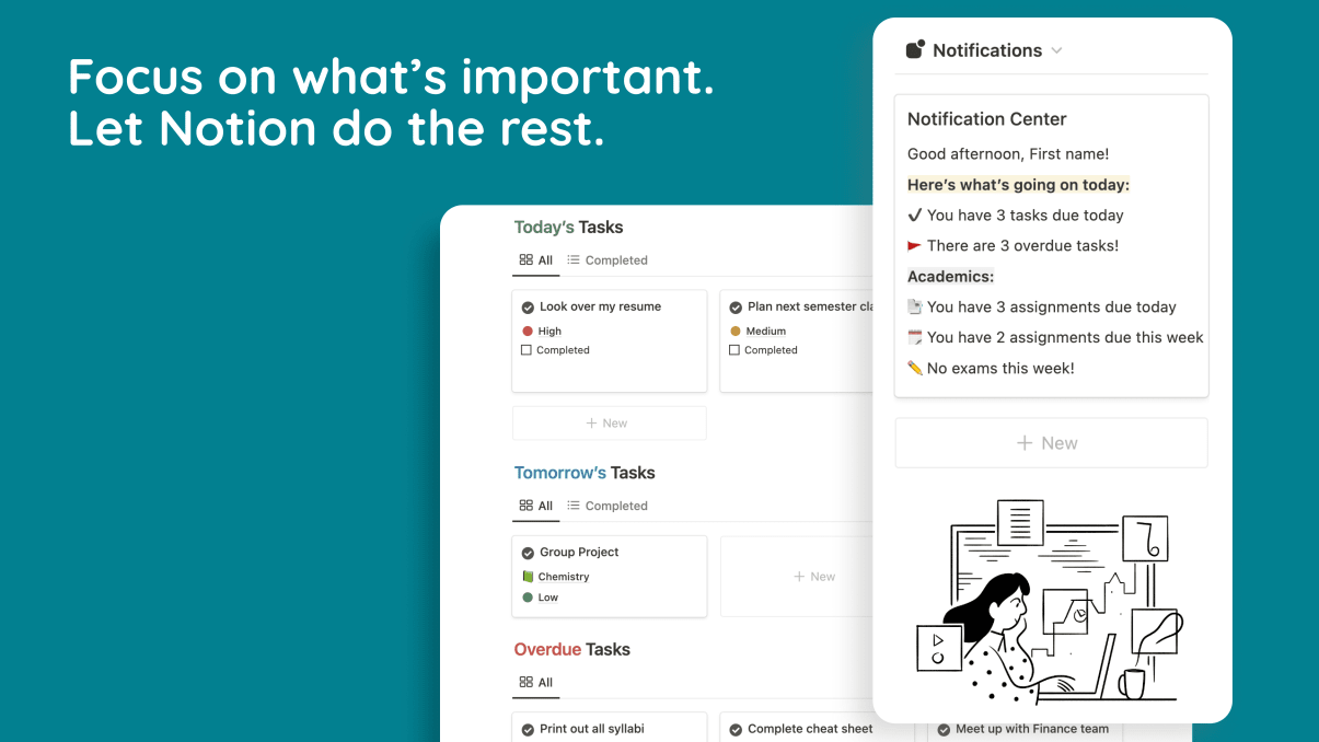 Academics Dashboard for Students | Prototion