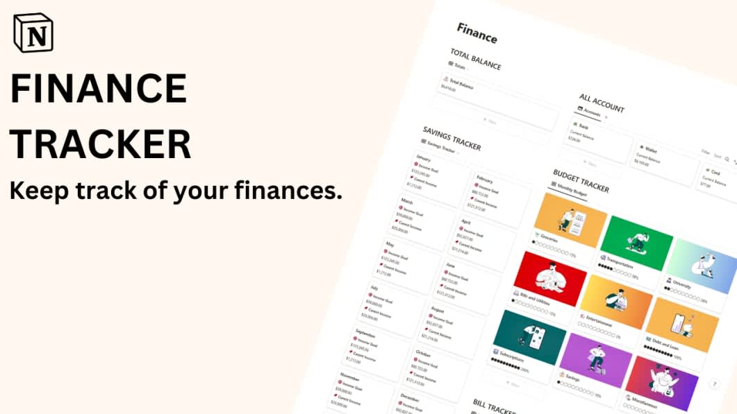 Notion Finance Tracker