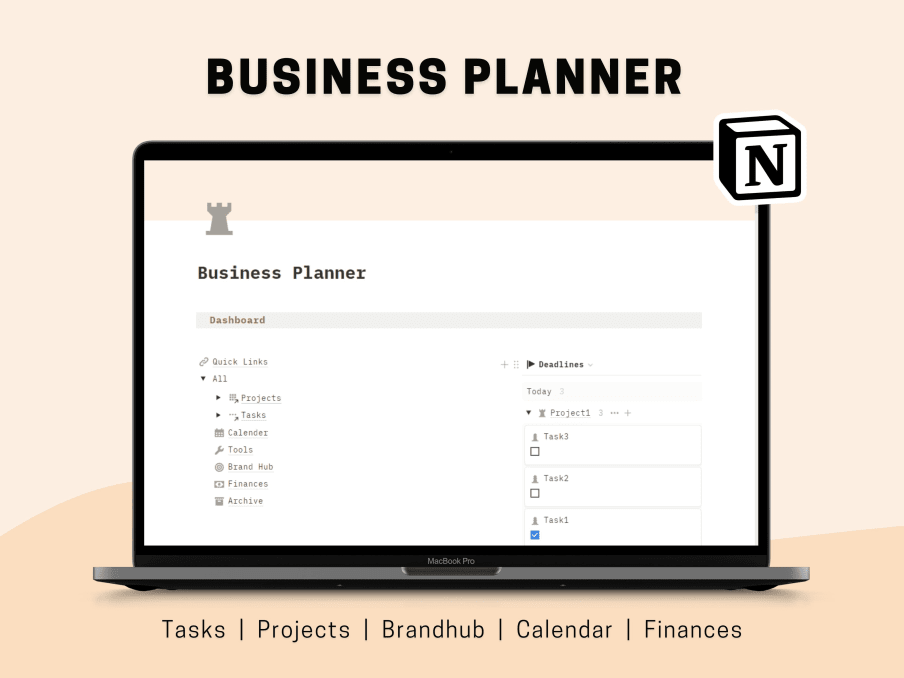 Business Planner Template | Prototion