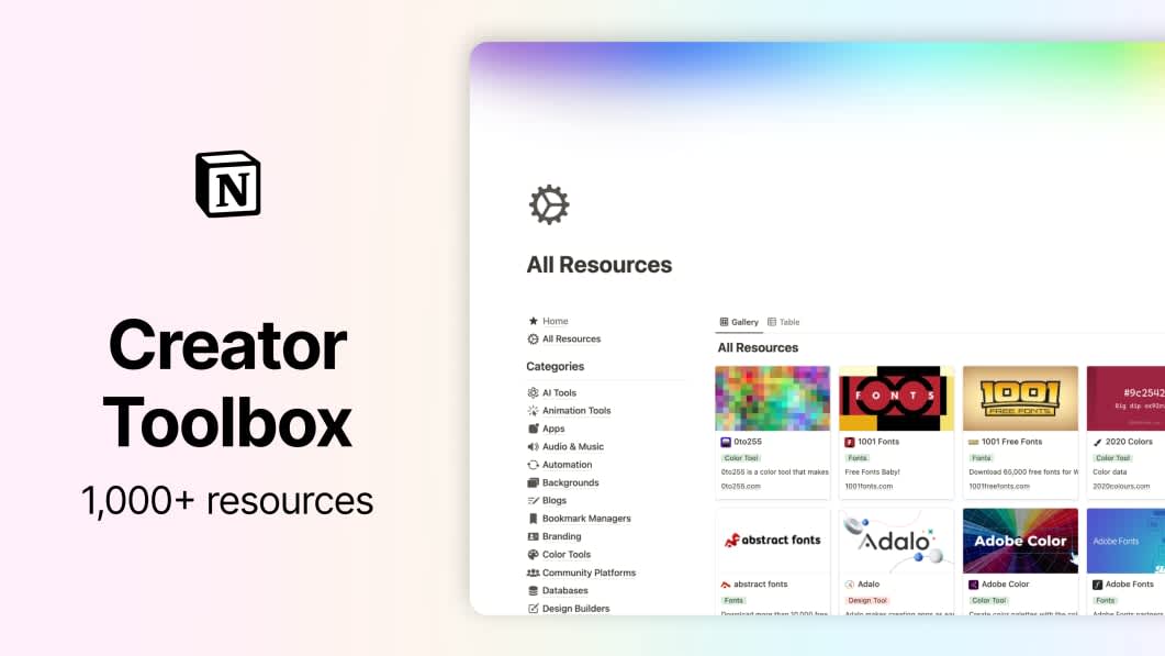 Creator Toolbox