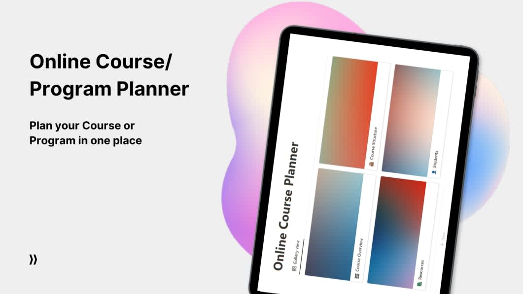 Online Course/ Program Planner 