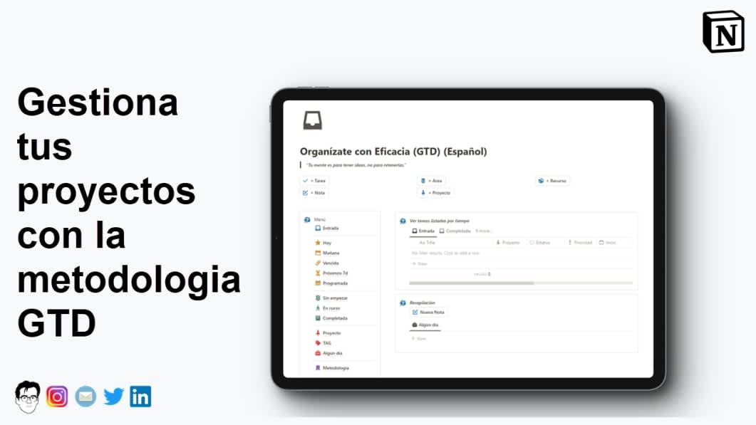 Organízate con Eficacia (GTD) (Español)
