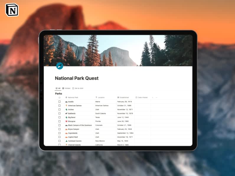 National Parks Quest