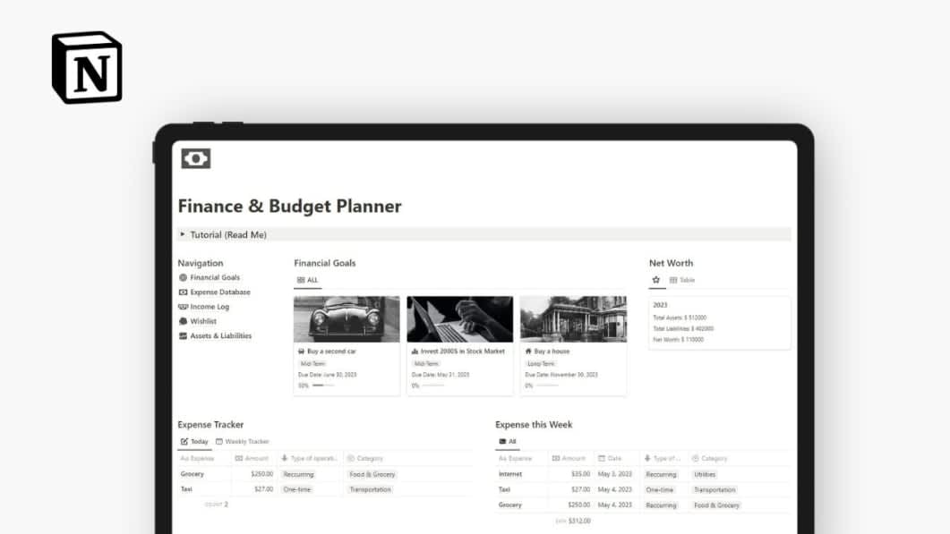 Finance & Budget Planner