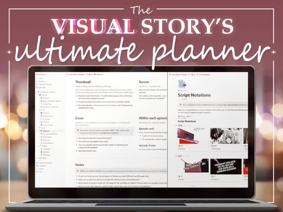 Ultimate Story Planner | Prototion | Buy Notion Template